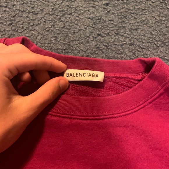 BALENCIAGA Crewneck Size S (fits XS) - Picture 3 of 4